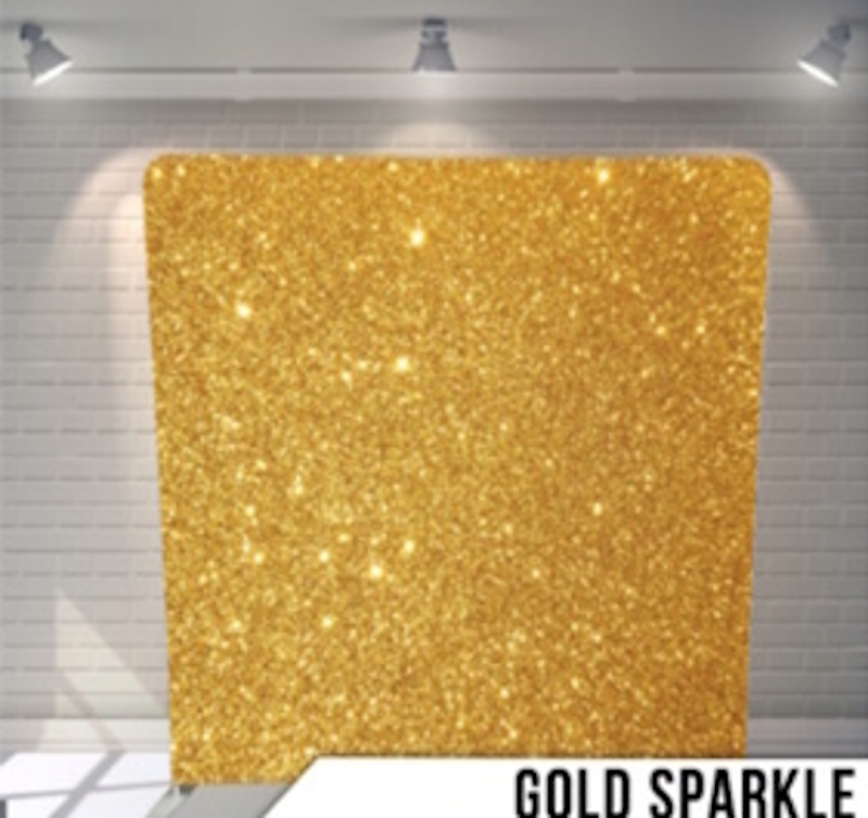 Gold Sparkle photo booth backdrop
