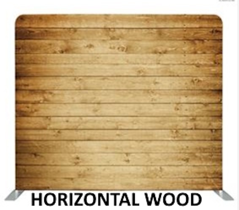 Horizontal Wood photo booth backdrop