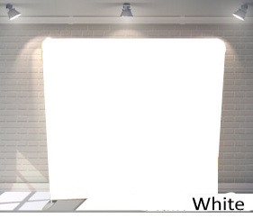 Plain White photo booth backdrop