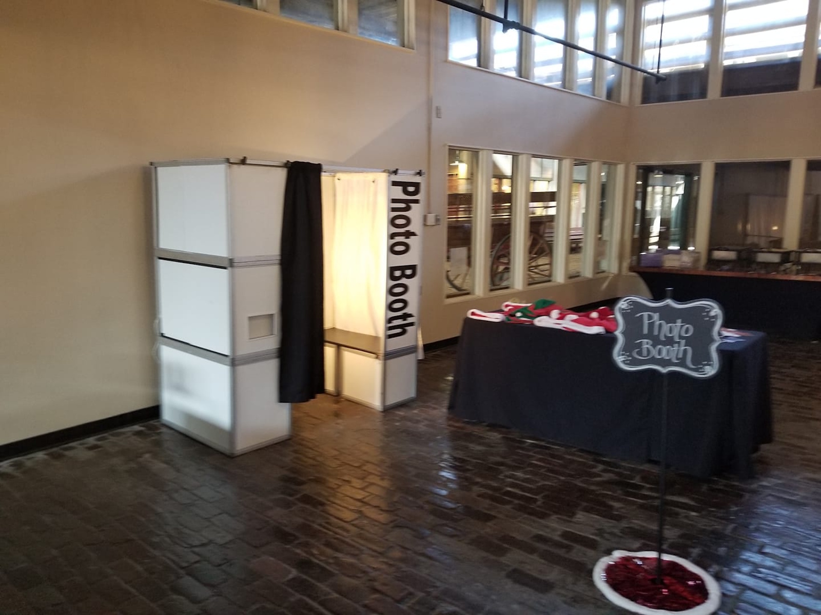 Photo Booths of Dallas enclosed booth 2026